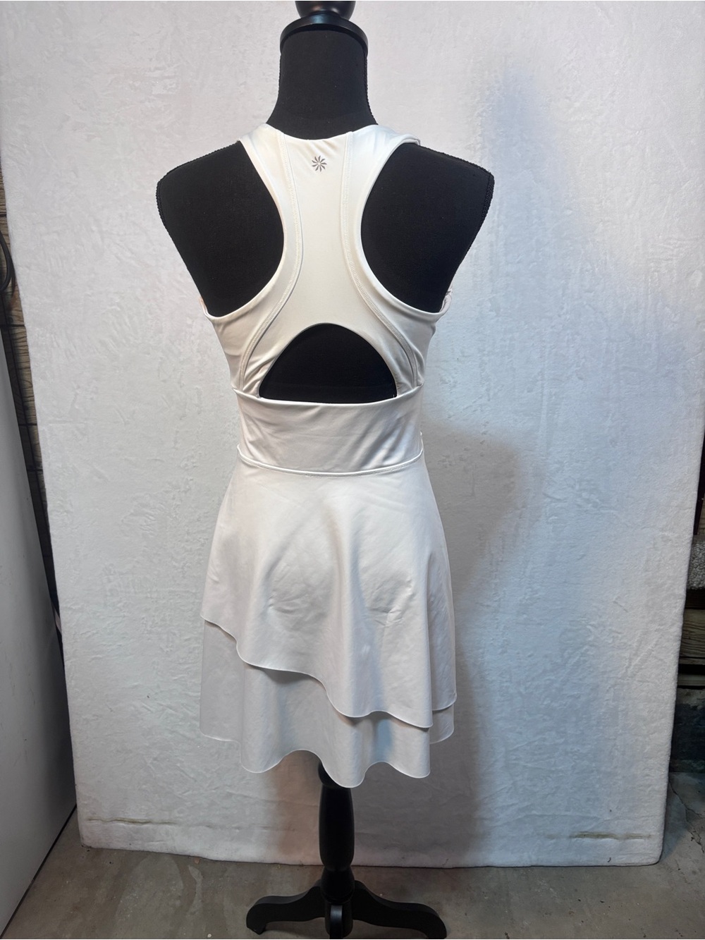 Athleta M Break Point Dress Medium Pacific White - Picture 6 of 13